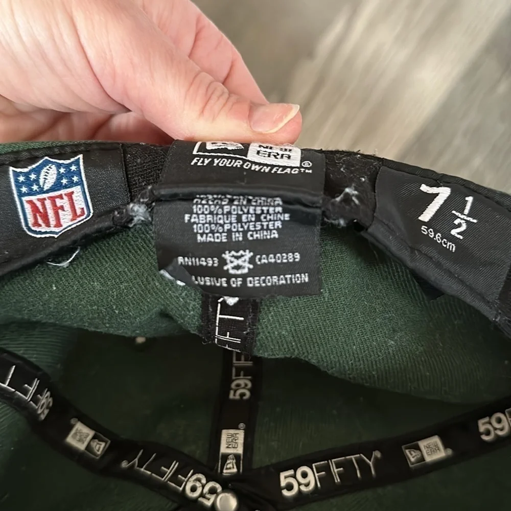 NFL Green Bay New Era 59Fifty 7 1/2‎ cap hat